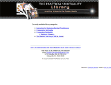 Tablet Screenshot of practicalspiritualitylibrary.com